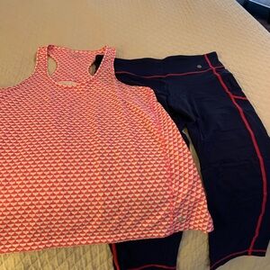 Vineyard Vines tank and leggings